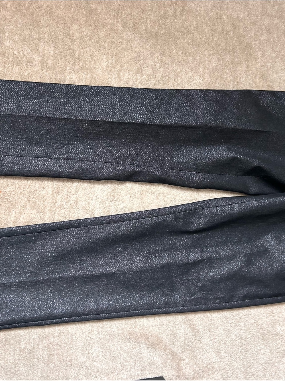 Donna Karan Black Shimmer Ankle Pants - Picture 2 of 3